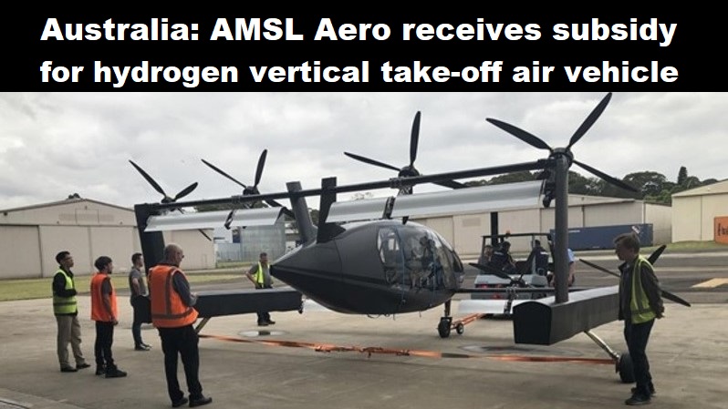 Australie AMSL Aero waterstof