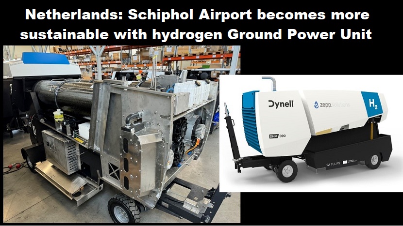 Nederland: Schiphol Airport verduurzaamt met Ground Power Unit op waterstof
