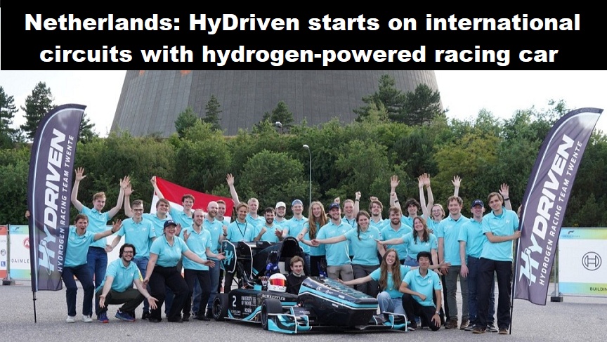 Enschede raceauto team hydriven waterstof