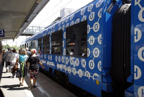 Franken waterstoftrein Alstom spoor