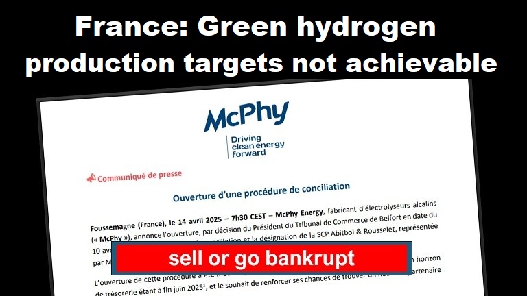 Frankrijk McPhy waterstof