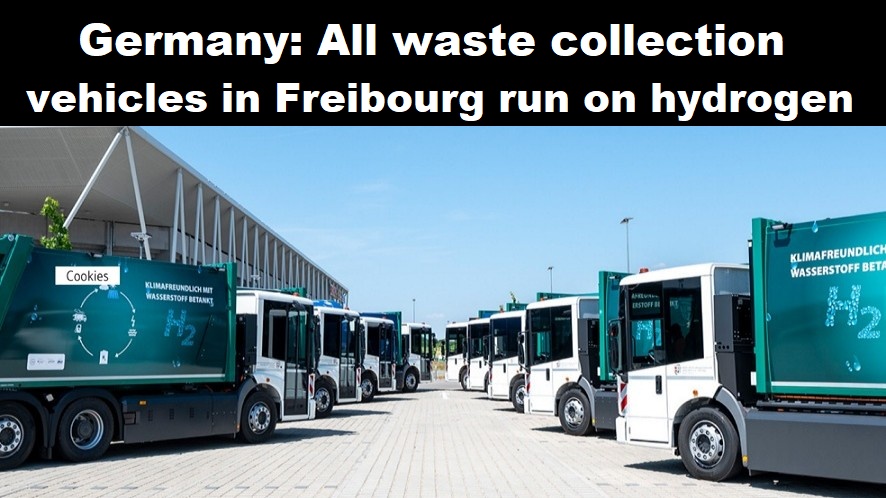 Freibourg vuilniswagen waterstof