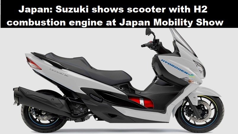 Japan Susuki scooter waterstof