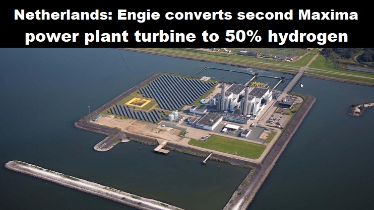 Nederland: Engie bouwt tweede turbine Maxima-centrale ook om naar 50% waterstof