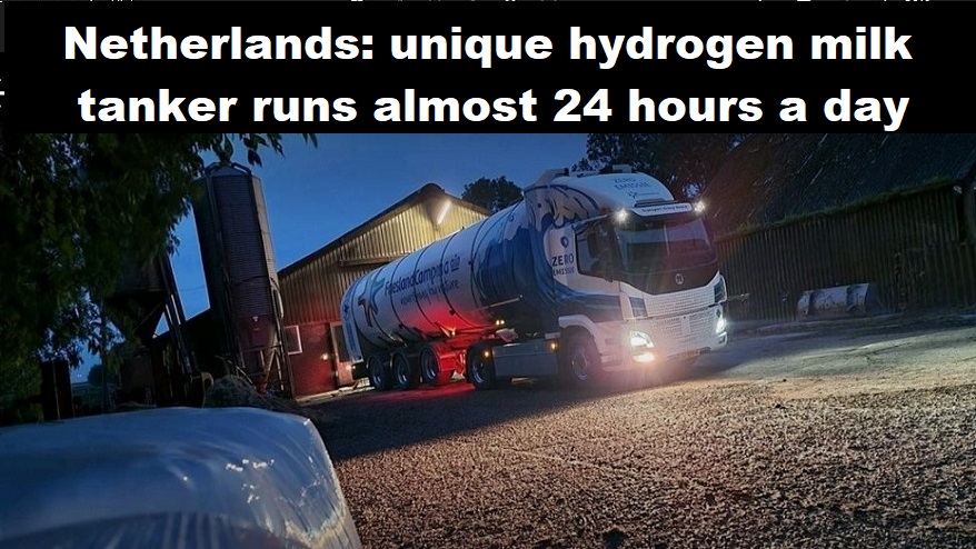 Melktankauto waterstof