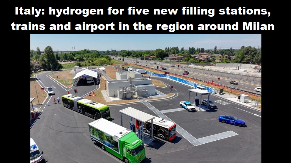 Milaan waterstof tankstation 
