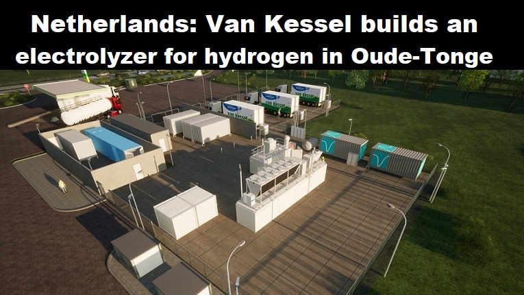 Nederland: Van Kessel bouwt een elektrolyser voor waterstof in Oude-Tonge