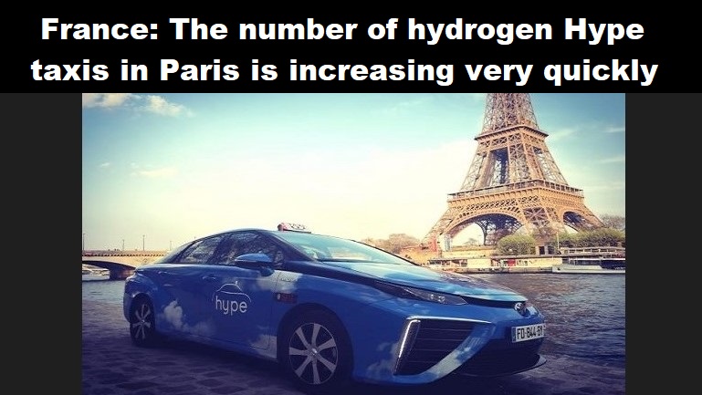 Parijs taxi van hype waterstof