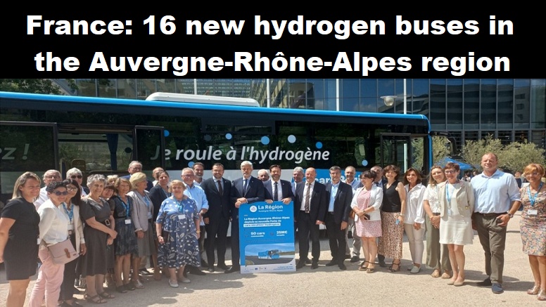 Rhone frankrijk bus waterstof