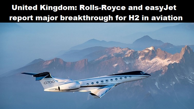 Verenigd Koninkrijk: Rolls-Royce en easyJet melden belangrijke doorbraak voor H2 in de luchtvaart