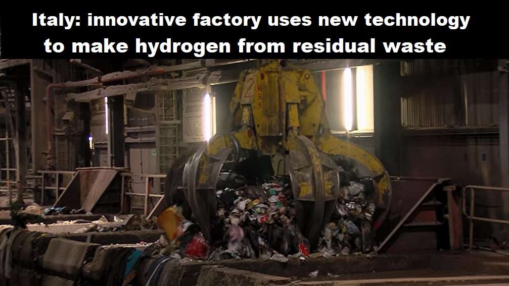 Italië: innovatieve fabriek maakt met nieuwe techniek waterstof uit restafval