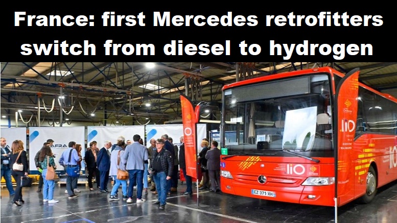 Frankrijk: eerste retrofitters van Mercedes gaan over van diesel naar waterstof