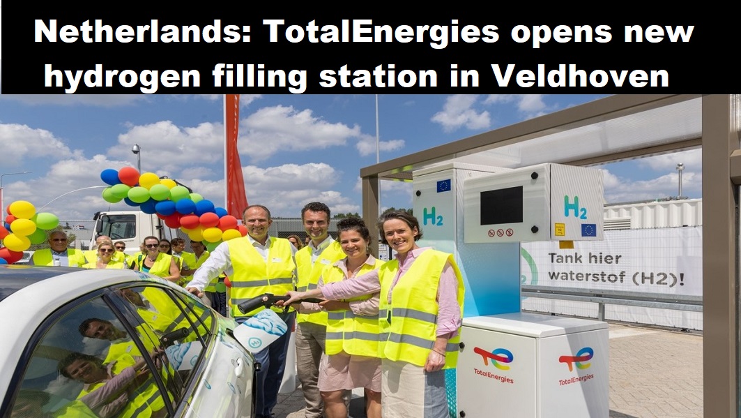 Nederland: TotalEnergies opent nieuw waterstoftankstation in Veldhoven