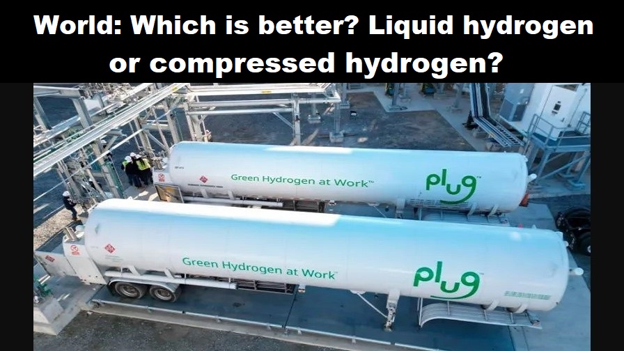Wereld: Wat is beter? Vloeibare of gecomprimeerde waterstof?