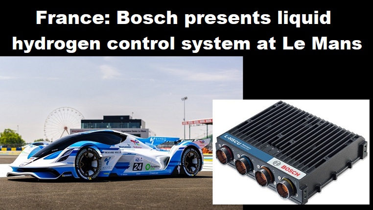 Frankrijk: Bosch presenteert vloeibaar waterstofcontrole-systeem op Le Mans