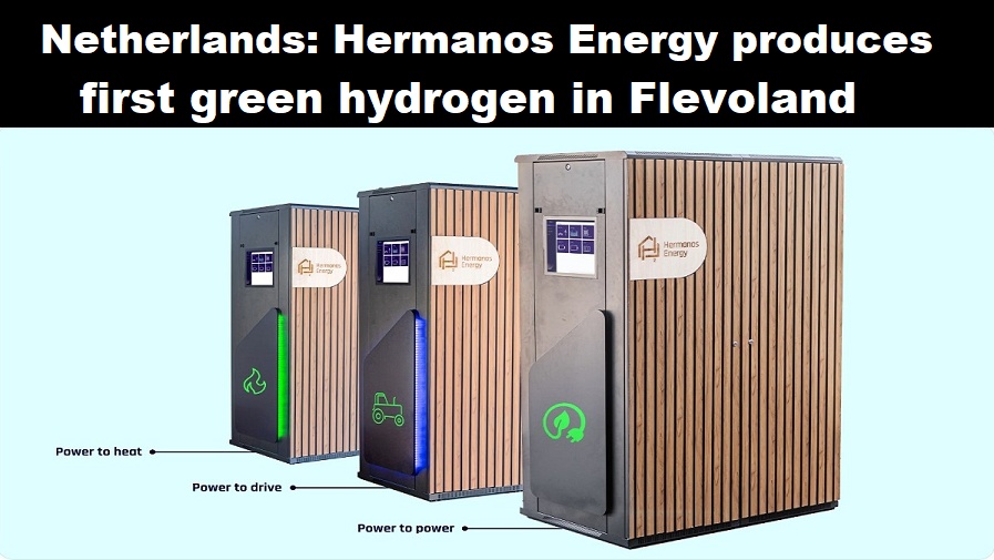 Nederland: Hermanos Energy produceert eerste groene waterstof in Flevoland