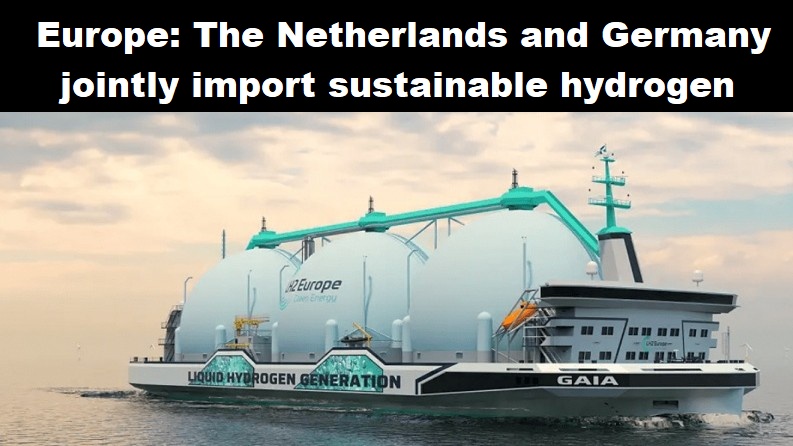 Waterstof schip transport