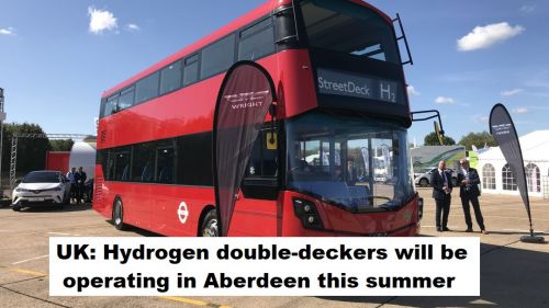 VK: dubbeldekkers op waterstof rijden deze zomer in Aberdeen