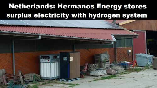 Nederland: Hermanos Energy slaat overtollige stroom op met waterstof-systeem