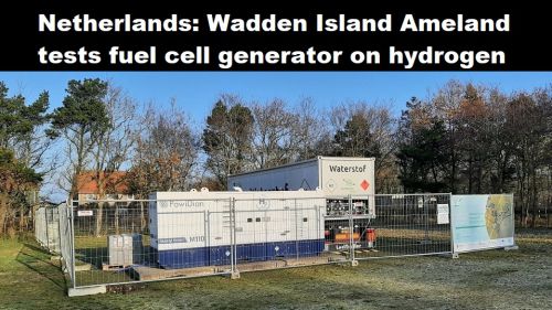 Nederland: Waddeneiland Ameland test brandstofcel aggregaat op waterstof