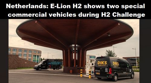 Nederland: E-Lion H2 toont twee bijzondere bedrijfswagens tijdens H2 Challenge