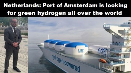Nederland: Port of Amsterdam zoekt over de hele wereld naar groene waterstof