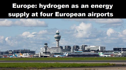 Europa: waterstof als energievoorziening op vier Europese luchthavens