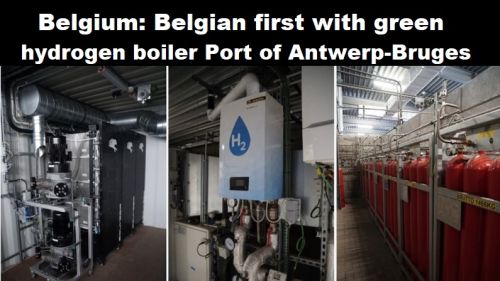 België: Belgische primeur met groene waterstofketel Port of Antwerp-Bruges