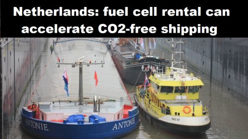 Nederland: verhuur van brandstofcel kan CO2-vrije scheepvaart versnellen