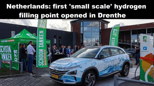 Nederland: eerste ‘small scale’ waterstofvulpunt in Drenthe geopend