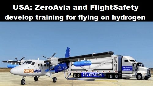 USA: ZeroAvia en FlightSafety ontwikkelen trainingen voor vliegen op H2