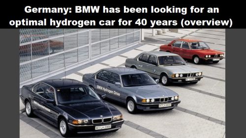 Duitsland: BMW zoekt al 40 jaar naar een optimale waterstofauto (overzicht)  