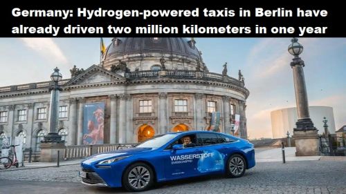 Duitsland: taxi’s op waterstof in Berlijn rijden in één jaar al twee miljoen kilometer