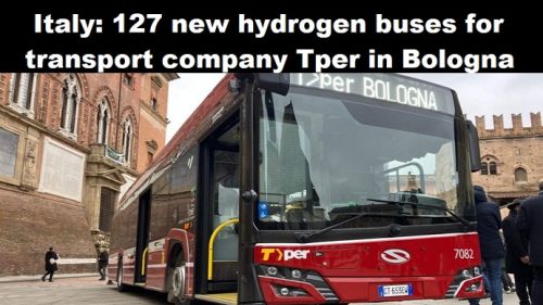 Italië: 127 nieuwe waterstofbussen voor vervoersbedrijf Tper in Bologna