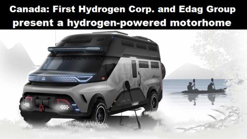 Canada: First Hydrogen Corp. en Edag Group presenteren een camper op waterstof