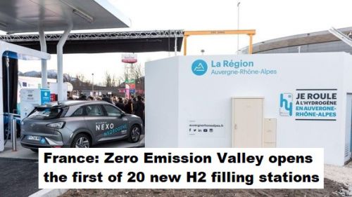 Frankrijk: Zero Emission Valley opent eerste van 20 nieuwe H2-tankstations