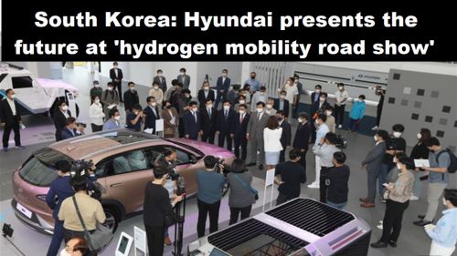 Zuid-Korea: Hyundai presenteert de toekomst op 'hydrogen mobility road show'