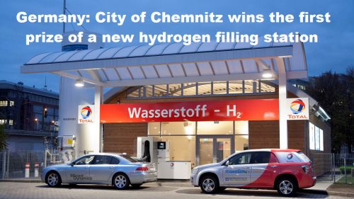 Duitsland: Stad Chemnitz wint als hoofdprijs een nieuw waterstoftankstation