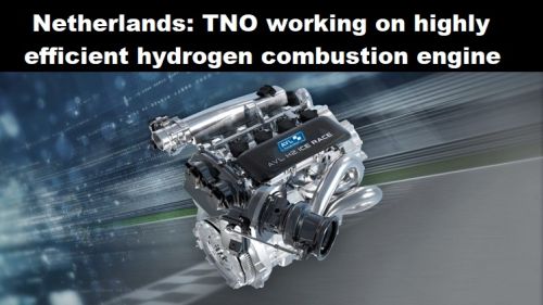 Nederland: TNO werkt aan zeer efficiënte waterstofverbrandingsmotor
