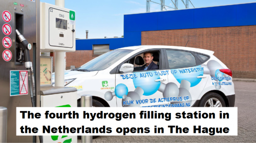 Vierde waterstof-tankstation van Nederland opent in Den Haag