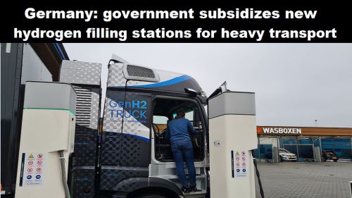 Duitsland: overheid subsidieert nieuwe waterstoftankstations voor zwaar transport