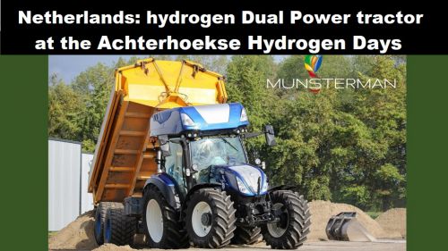 Nederland: waterstof dual power trekker op de Achterhoekse Waterstofdagen
