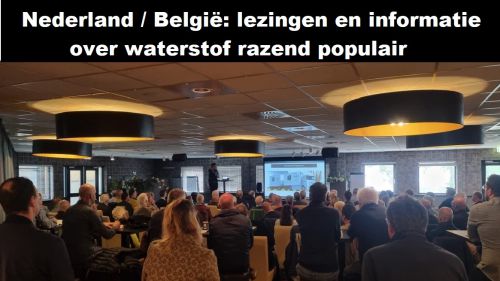 Nederland / België: lezingen en informatie over waterstof razend populair