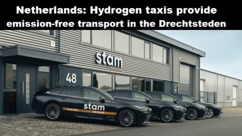 Nederland: taxi’s op waterstof zorgen voor emissievrij vervoer in de Drechtsteden
