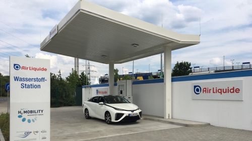 Eerste Duitse waterstoftankstation aan de permanente waterstof-transportleiding