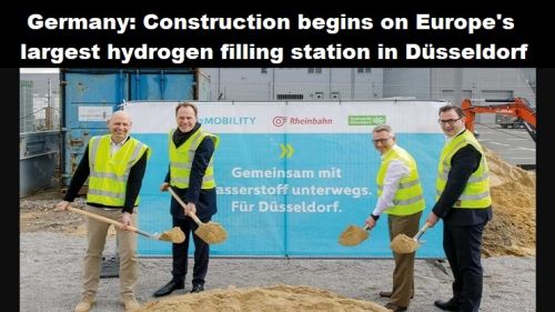 Duitsland: bouw begint van Europa’s grootste waterstoftankstation in Düsseldorf
