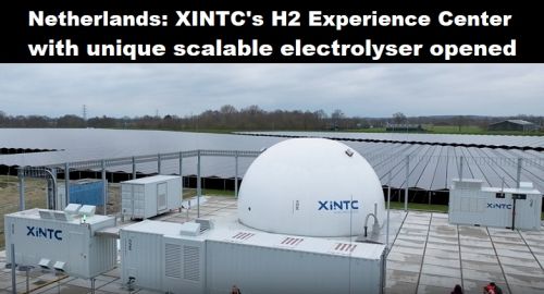 Nederland: H2 Experience Center van XINTC met unieke schaalbare electrolyser geopend