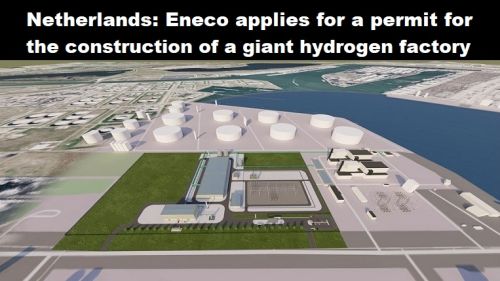 Nederland: Eneco vraag vergunning aan voor bouw van giga-waterstoffabriek