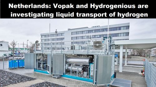 Nederland: Vopak en Hydrogenious onderzoeken vloeibaar transport van waterstof