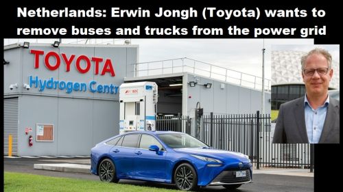 Nederland: Erwin Jongh (Toyota) wil bussen en trucks van het stroomnet afhalen